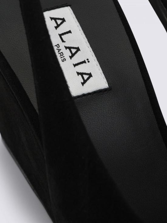 26SS 알라이아 힐/펌프스 AA3G208C0H53 999 Black - ALAIA