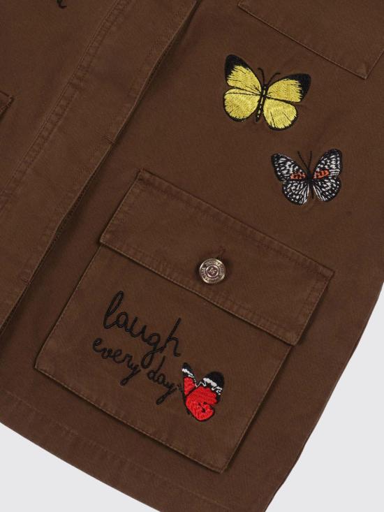 26SS [키즈] 모나리자 코트 49G1017748 0006 Brown - MONNALISA