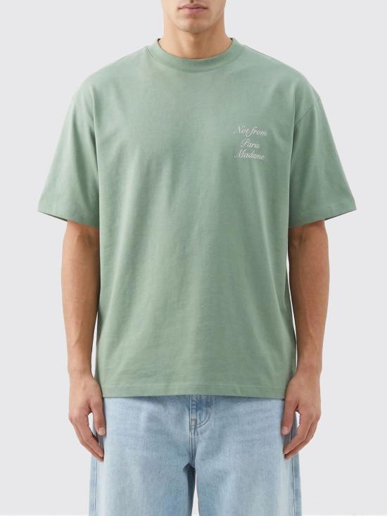 26SS 드롤드무슈 반팔 티셔츠 KTS209CO002LGN LIGHT Green