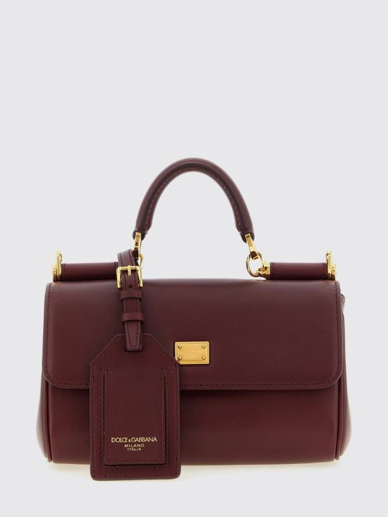 26SS 돌체앤가바나 마이 시실리 핸드백 BB7864B7321 80346 Burgundy