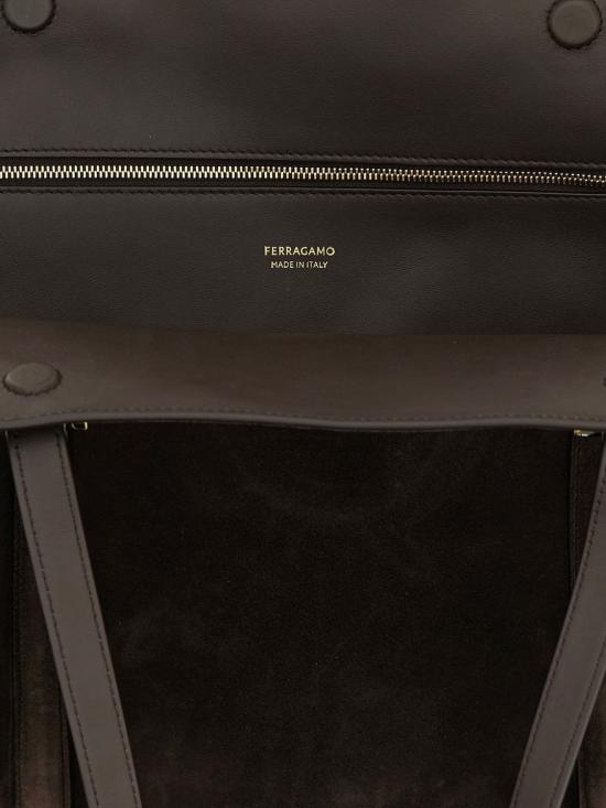 26SS 살바토레 페라가모 토트백 21A452 789602 002 Brown - SALVATORE FERRAGAMO