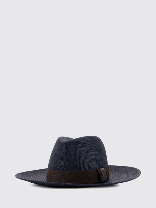 26SS 브루넬로 쿠치넬리 모자 MCAP90019 CES66 Blue - BRUNELLO CUCINELLI