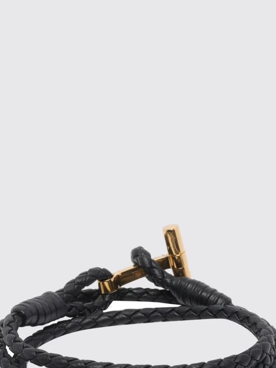 26SS 톰포드 브레이디드 레더 브레이슬릿 JM005ICL002G NAA Black - TOMFORD