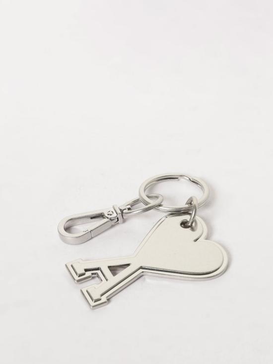 26SS 아미 하트 로고 키링 UKR906D369 905 Silver - AMI