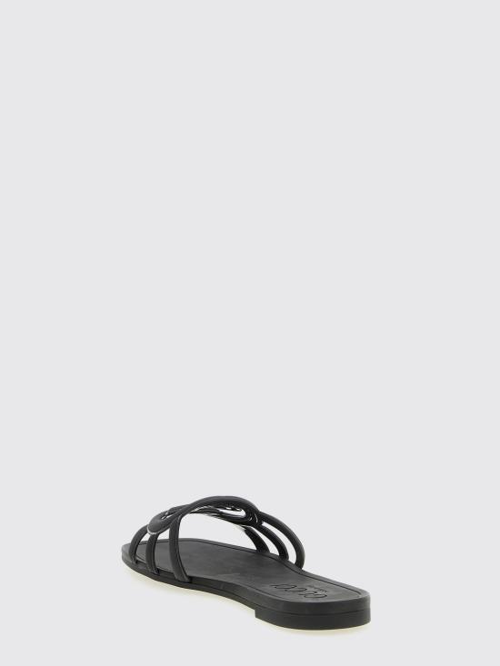 26SS 구찌 인터로킹 G 슬라이드 샌들 780307J8700 1000 Black - GUCCI