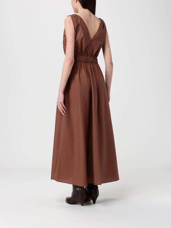 26SS 브루넬로 쿠치넬리 롱 원피스 M0F79A5092 C4182 Red - BRUNELLO CUCINELLI