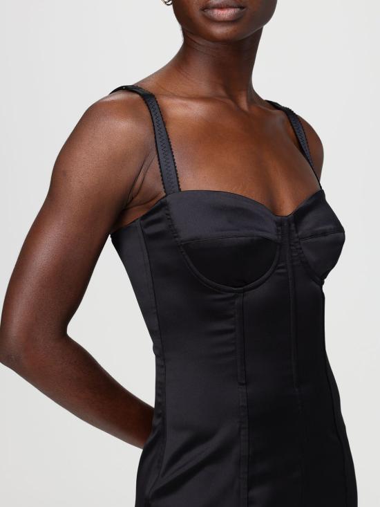 26SS 돌체앤가바나 롱 원피스 F6DIHTFURAG N0000 Black - DOLCE & GABBANA