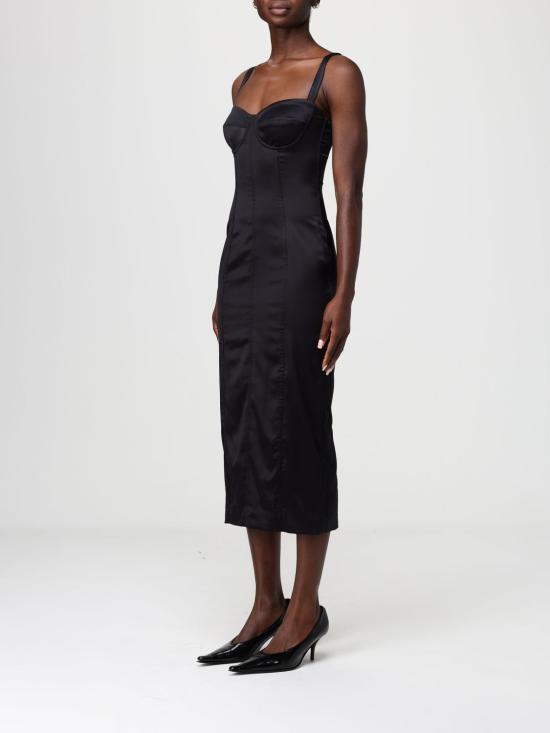 26SS 돌체앤가바나 롱 원피스 F6DIHTFURAG N0000 Black - DOLCE & GABBANA