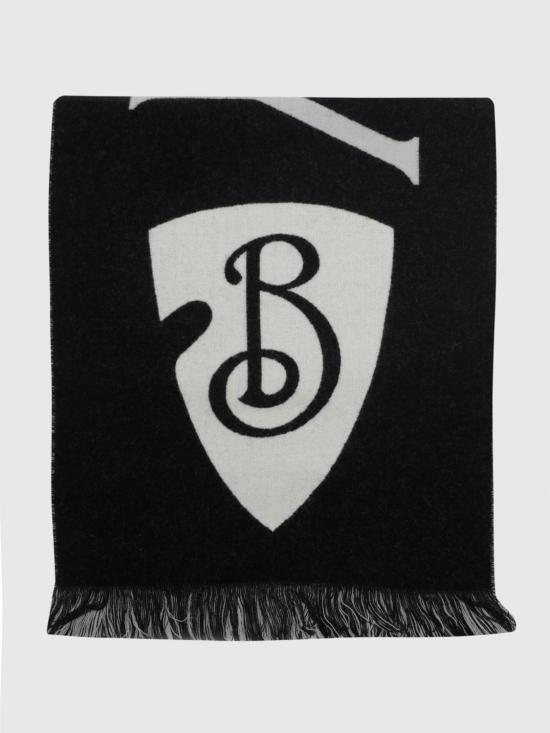 26SS 버버리 로고 울 머플러 8109563 Black