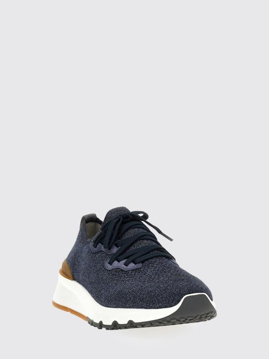 26SS 브루넬로 쿠치넬리 시네 니트 러너 MZUKISO250 CO250 Denim - BRUNELLO CUCINELLI