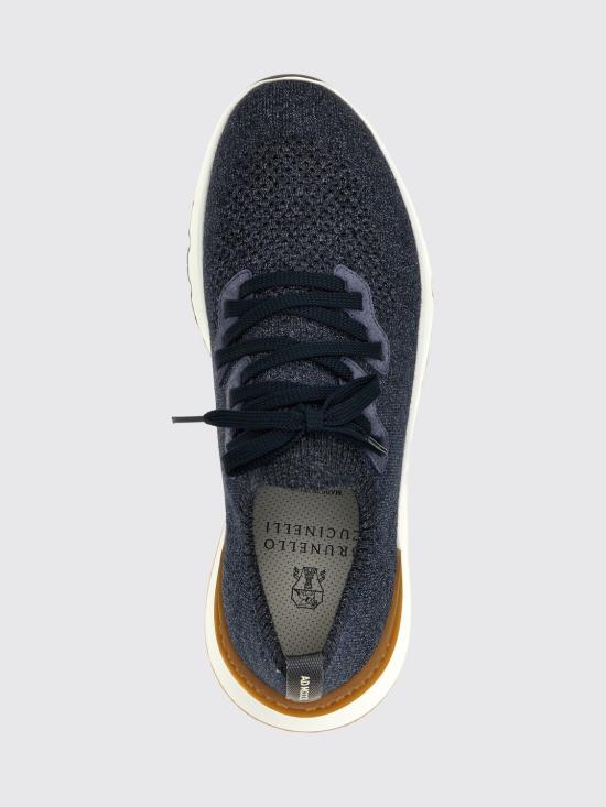 26SS 브루넬로 쿠치넬리 시네 니트 러너 MZUKISO250 CO250 Denim - BRUNELLO CUCINELLI