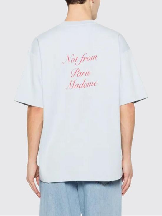 26SS 드롤드무슈 반팔 티셔츠 KTS209CO002LBE LIGHT Blue - DROLE DE MONSIEUR