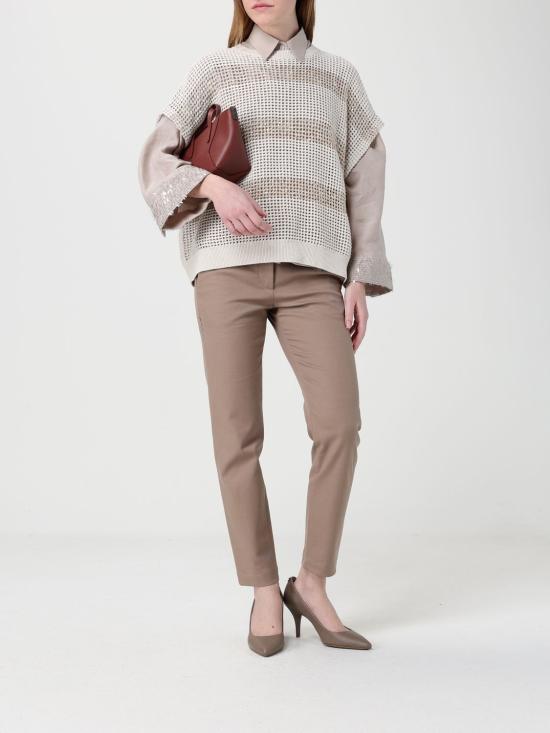 26SS 브루넬로 쿠치넬리 팬츠 MA126P9206 C9460 Brown - BRUNELLO CUCINELLI