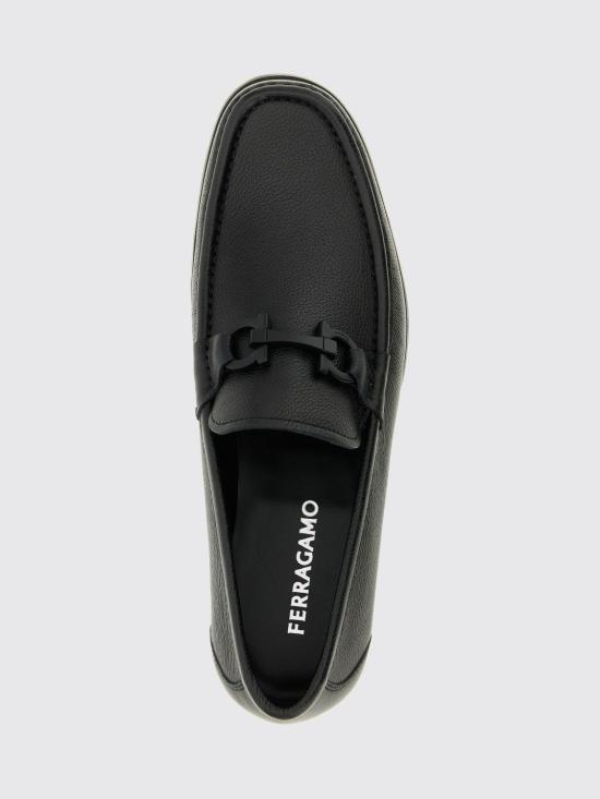 26SS 살바토레 페라가모 간치니 오너먼트 모카신 029457 791770 072 Black - SALVATORE FERRAGAMO