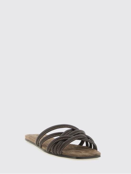 26SS 브루넬로 쿠치넬리 힐/펌프스 MZGAC3239 C8279 Brown - BRUNELLO CUCINELLI