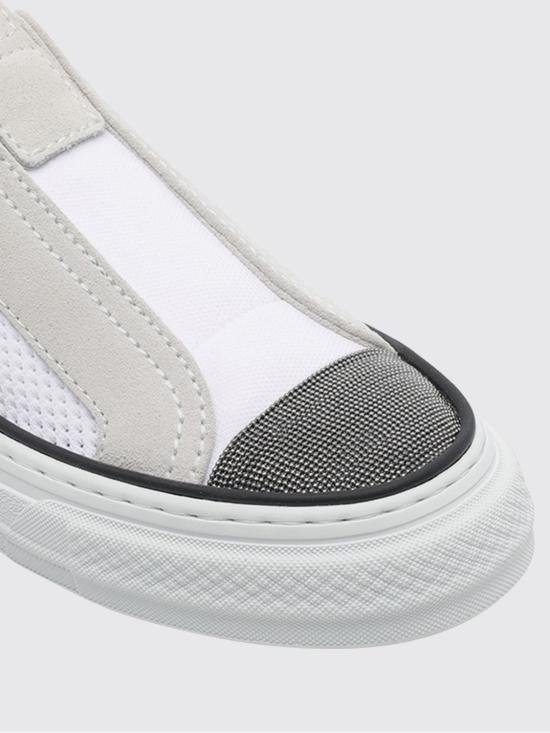 26SS 브루넬로 쿠치넬리 스니커즈 MZ49G2940 C001 White - BRUNELLO CUCINELLI