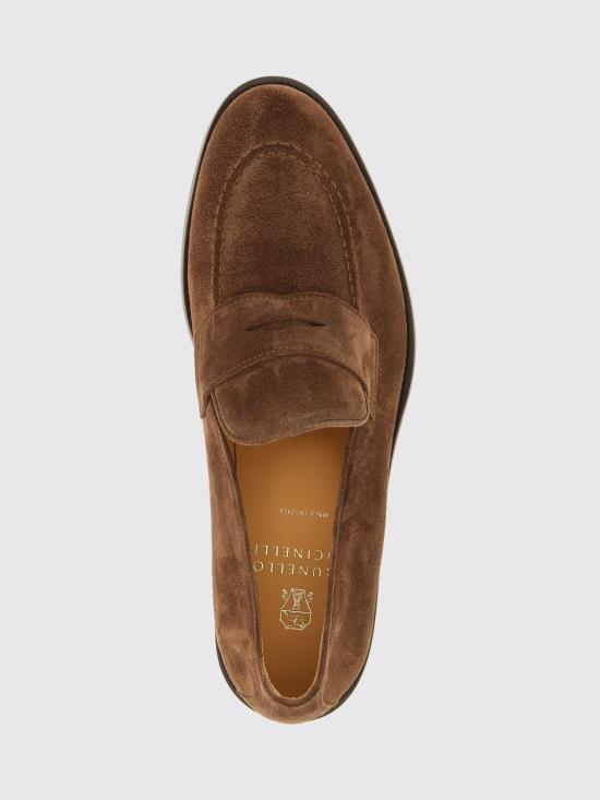26SS 브루넬로 쿠치넬리 스웨이드 페니 로퍼 MZUCCLB702 C7959 Brown - BRUNELLO CUCINELLI