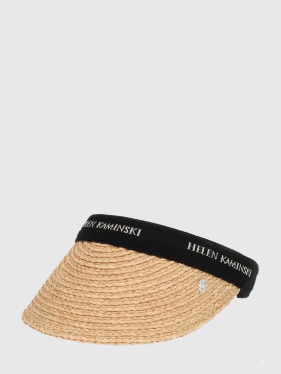 26SS 헬렌카민스키 모자 HAT52204 NATURAL BLACKLOGO Natural