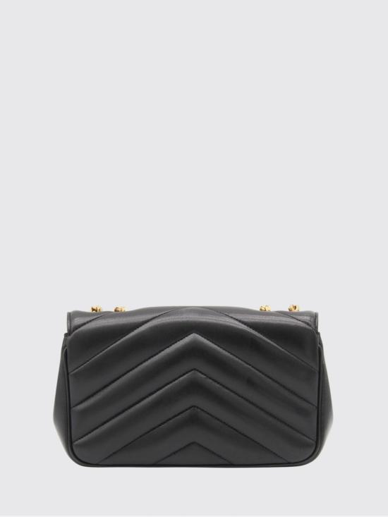 26SS 생로랑 루루 마틀라세 램스킨 스몰 숄더백 801437AAEAX 1000 Black - SAINT LAURENT