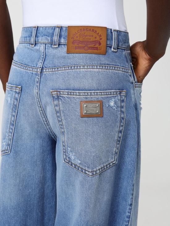 26SS 돌체앤가바나 데님 팬츠 FTDG9DG8OG6 S9001 Gnawed Blue - DOLCE & GABBANA