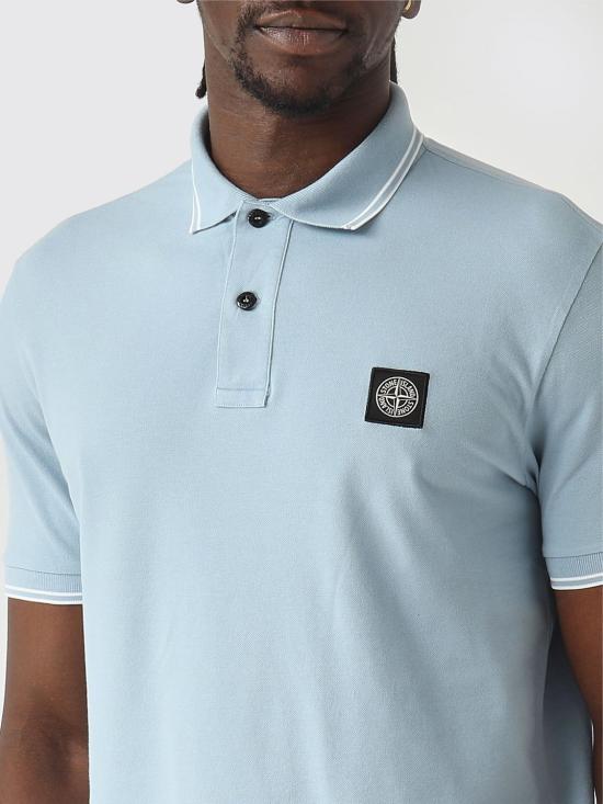 26SS 스톤 아일랜드 폴로 티셔츠 2200010S0018 V004A Sky Blue - STONE ISLAND