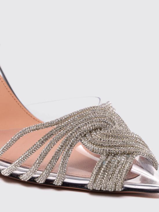 26SS 아쿠아주라 힐/펌프스 GASMIDL0SPP CCC Silver - AQUAZZURA