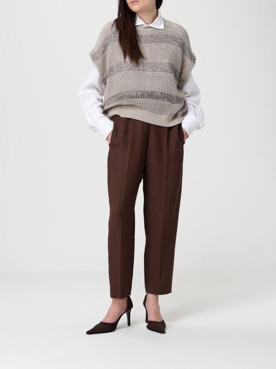 26SS 브루넬로 쿠치넬리 팬츠 MH126P7197 C9284 Brown - BRUNELLO CUCINELLI