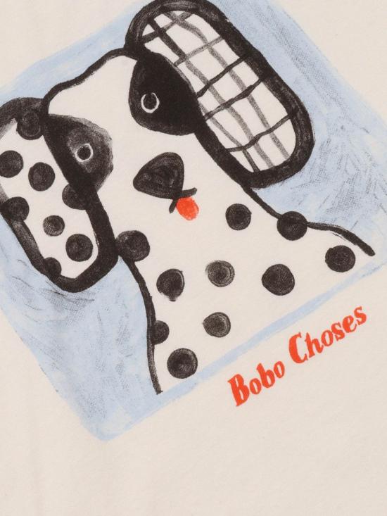 26SS [키즈] 보보쇼즈 티셔츠 B126AB012 101 White - BOBO CHOSES