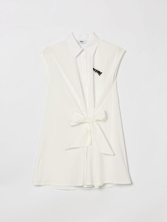 26SS [키즈] 엠에스지엠 원피스 S6MSJGDR126 001 White