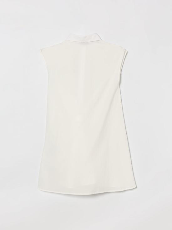 26SS [키즈] 엠에스지엠 원피스 S6MSJGDR126 001 White - MSGM