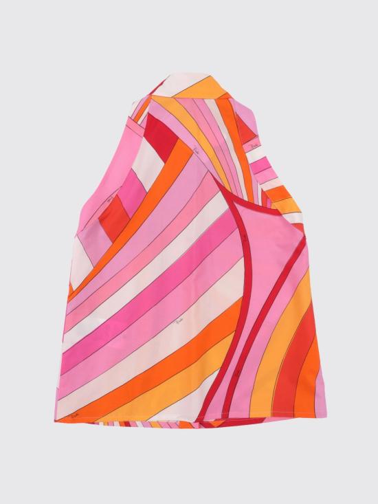 26SS [키즈] 푸찌 셔츠 PY5A12P0585 50EAR Red - PUCCI