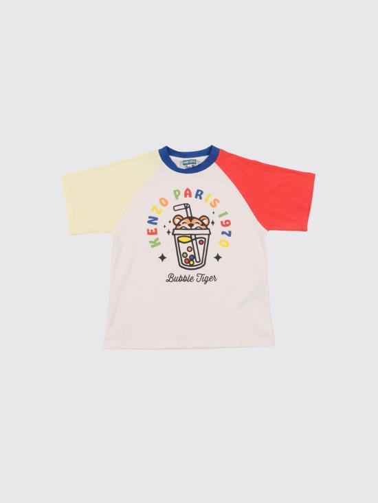 26SS [키즈] 겐조 티셔츠 K61852 117 White