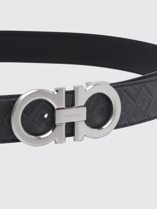 26SS 살바토레 페라가모 가죽 벨트 679710 780171 108 Grey - SALVATORE FERRAGAMO