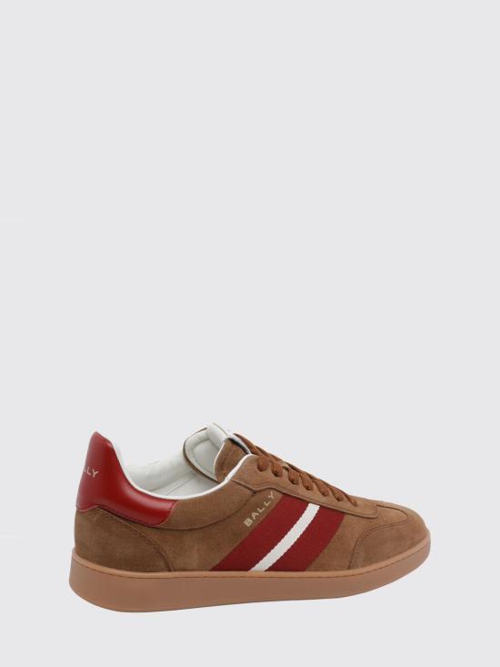 26SS 발리 레트로 크레스트 스니커즈 MSK0F7SU013 U8O1 Brown - BALLY