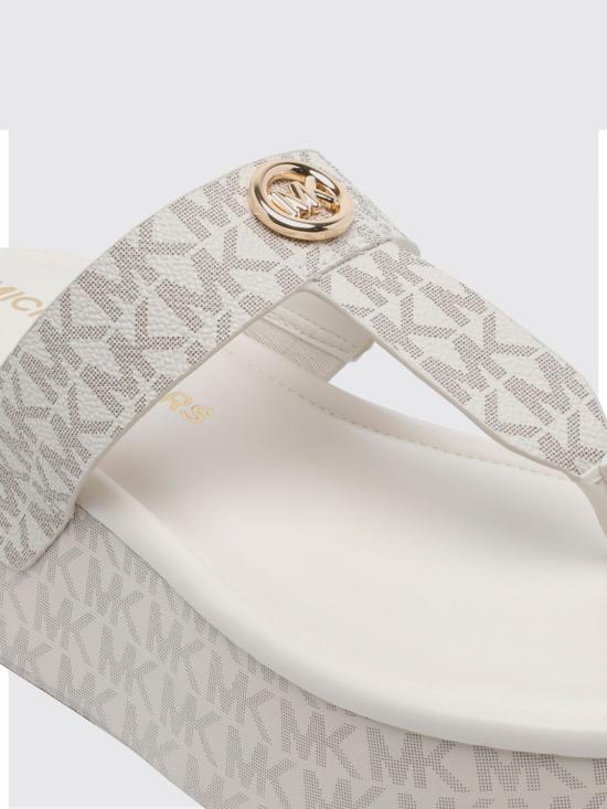 26SS 마이클 코어스 뮬/슬리퍼 40R6KOFA2B 150 White - MICHAEL KORS