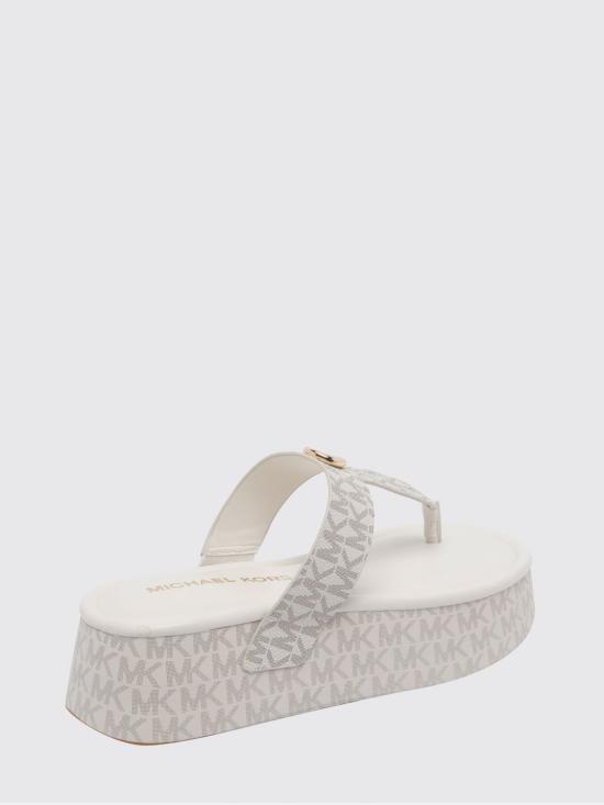 26SS 마이클 코어스 뮬/슬리퍼 40R6KOFA2B 150 White - MICHAEL KORS