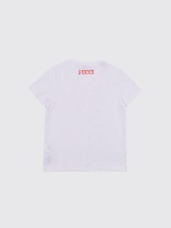 26SS [키즈] 푸찌 티셔츠 PY8B21Z3672 100AR White - PUCCI