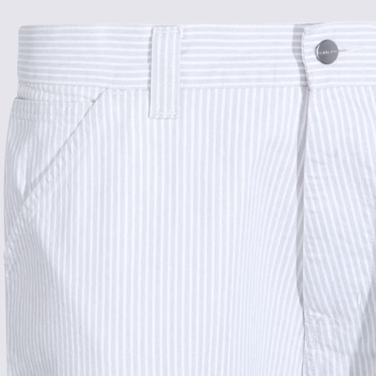  칼하트 팬츠 카하트 화이트 코튼  그래파이트 왁스 - CARHARTT