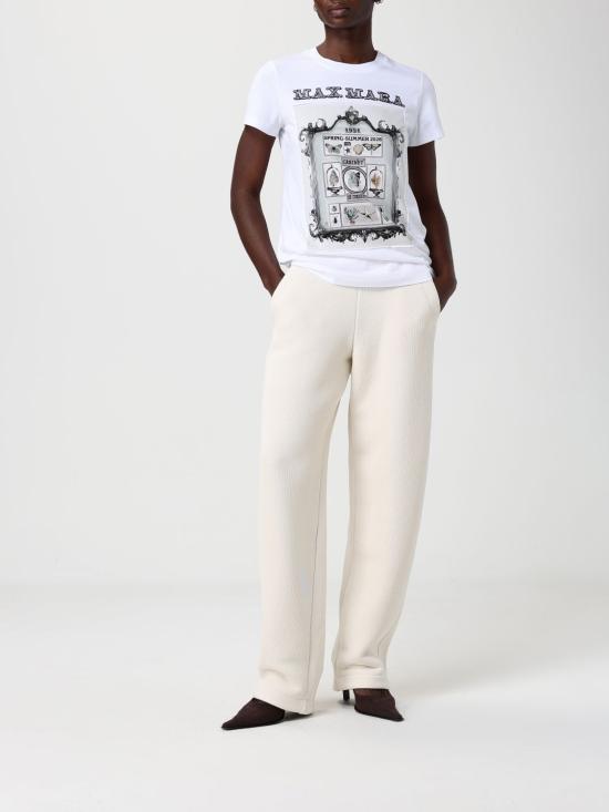 26SS 막스마라 탑 2611941062600 020 White 1 - MAX MARA