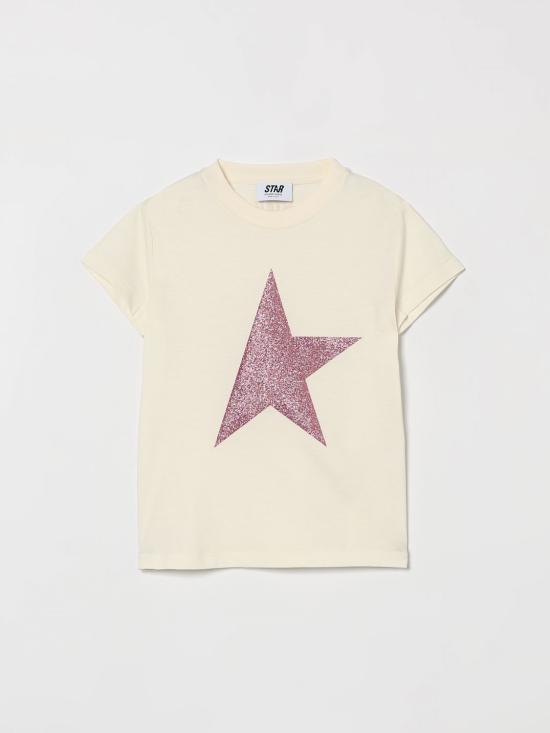 26SS [키즈] 골든구스 티셔츠 GKP01273P002486 11560 White