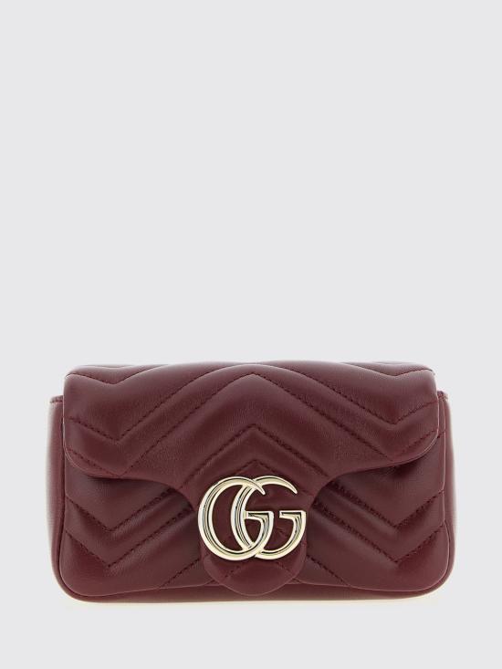 26SS 구찌 GG 마몽 미니 숄더백 841290AAFAX 6207 Red