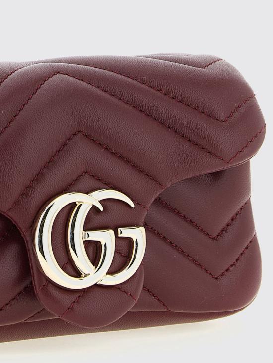26SS 구찌 GG 마몽 미니 숄더백 841290AAFAX 6207 Red - GUCCI