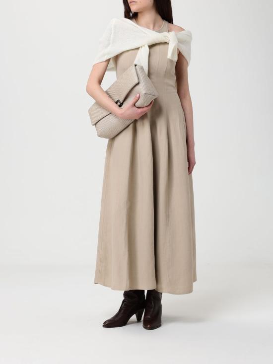 26SS 브루넬로 쿠치넬리 롱 원피스 MH126A5171 C9195 Beige - BRUNELLO CUCINELLI