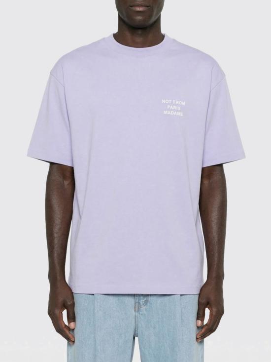 26SS 드롤드무슈 반팔 티셔츠 KTS203CO002LAV LAVANDER Pink