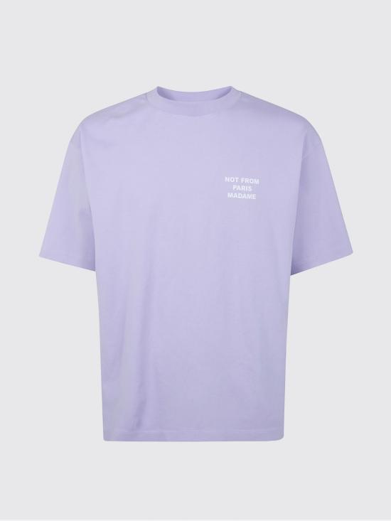 26SS 드롤드무슈 반팔 티셔츠 KTS203CO002LAV LAVANDER Pink - DROLE DE MONSIEUR