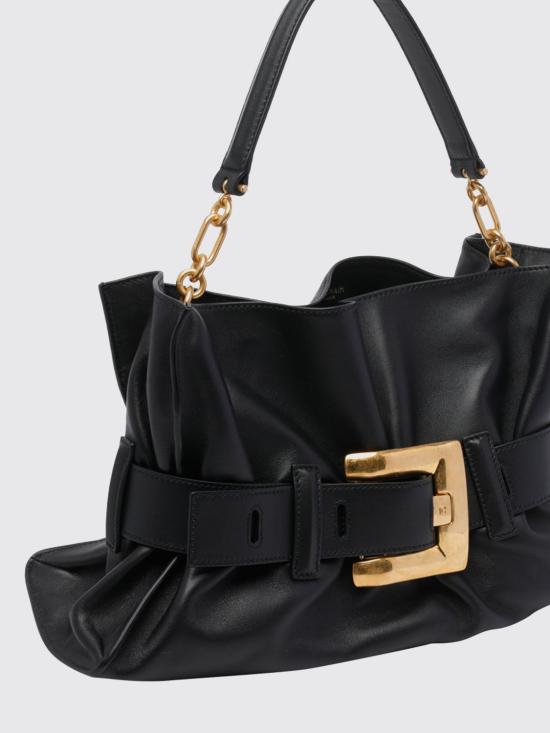 26SS 발망 숄더백 GF1KK990LSAX 0PA Black - BALMAIN