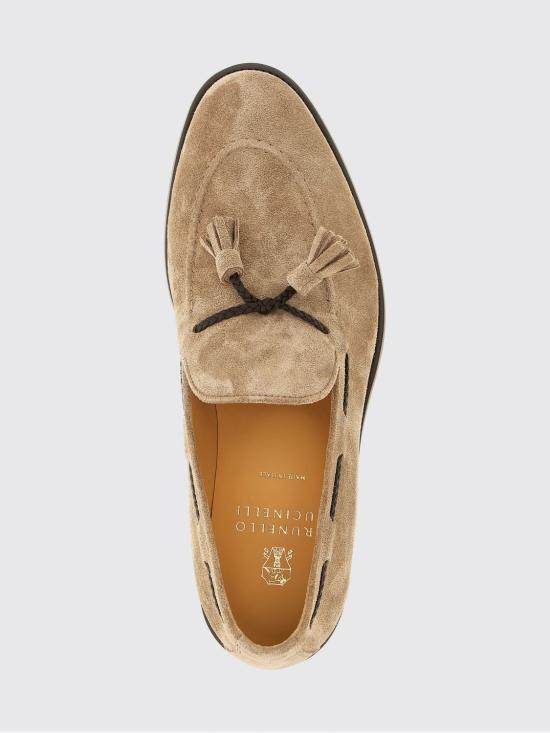 26SS 브루넬로 쿠치넬리 태슬 스웨이드 소프트 로퍼 MZUCCLB744 C4298 Brown - BRUNELLO CUCINELLI