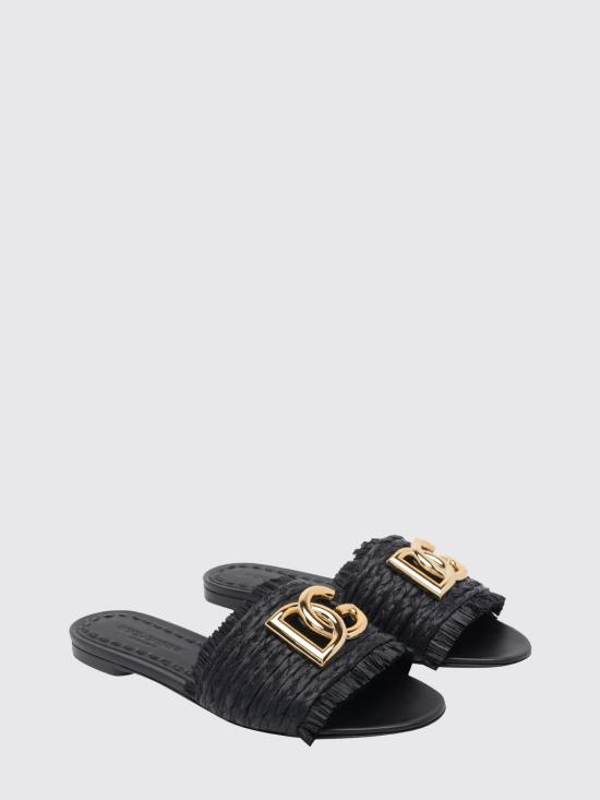 26SS 돌체앤가바나 플랫 슈즈 CQ0646AN217 8B956 Black - DOLCE & GABBANA