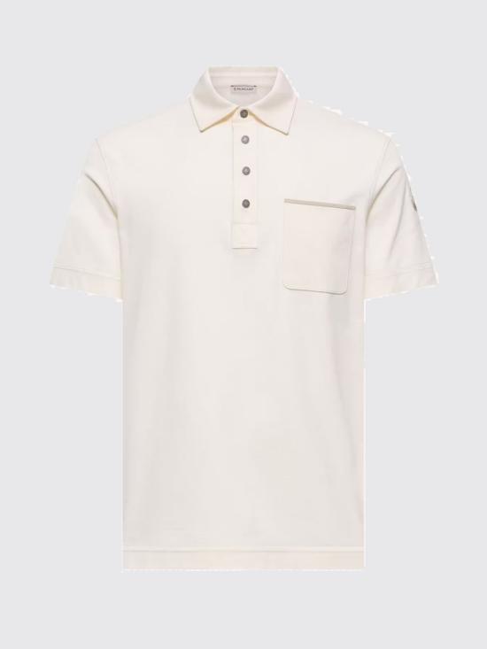 26SS 몽클레어 폴로 티셔츠 L10918A0002989BEC 050 White