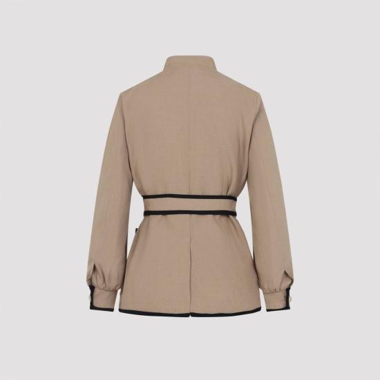  발렌티노 가라바니 자켓 발렌티노 카반 자수 로고 VG 재킷 베이지 - VALENTINO GARAVANI